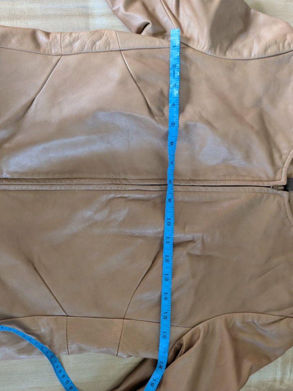 Danier S/P Camel Genuine Leather Jacket Made in Canada Y2K Minimalist - Picture 7 of 8